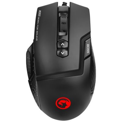 Мишка Marvo (M355) 7colors-LED USB Black (M355)
