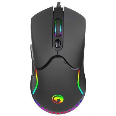 Мишка Marvo (M359) RGB-LED USB Black (M359)