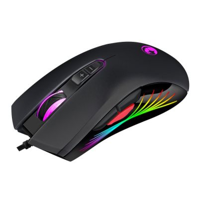 Мишка Marvo (M519) RGB-LED USB Black (M519)