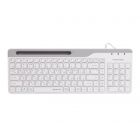 Клавіатура A4Tech FK25 USB White (4711421959896)