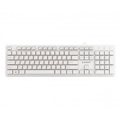 Клавіатура Gembird (KB-MCH-03-W-UA) USB White (KB-MCH-03-W-UA)