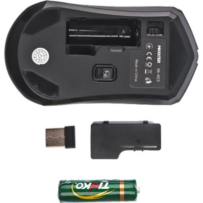 Мышка Maxxter (Mr-403) Wireless Black (Mr-403)