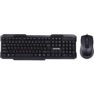 Комплект Maxxter (KMS-CM-02-UA) USB Black (KMS-CM-02-UA)