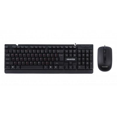 Комплект Maxxter (KMS-CM-01-UA) USB Black (KMS-CM-01-UA)