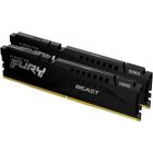 Модуль пам\'яті для комп\'ютера DDR5 32GB (2x16GB) 5200 MHz Beast Black Kingston Fury (ex.HyperX) (KF552C40BBK2-32)
