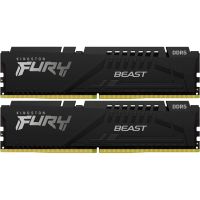 Модуль пам\'яті для комп\'ютера DDR5 32GB (2x16GB) 5200 MHz Beast Black Kingston Fury (ex.HyperX) (KF552C40BBK2-32)
