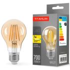 Лампочка TITANUM Filament A60 7W E27 2200K бронза (TLFA6007272A)