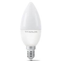 Лампочка TITANUM C37 6W E14 3000K (TLС3706143)