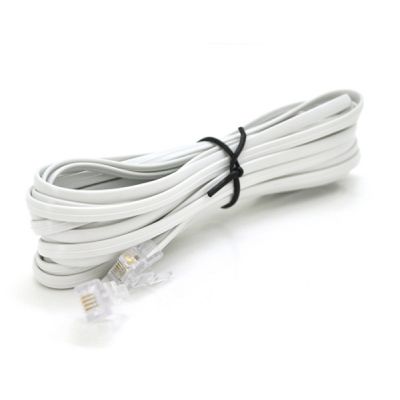 Патч-корд телефонный 2м RJ11 (6P4C) Voltronic (PC-2,0W)