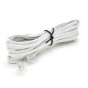Патч-корд телефонний 3м RJ11 (6P4C) Voltronic (PC-3,0W)