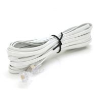Патч-корд телефонний 3м RJ11 (6P4C) Voltronic (PC-3,0W)