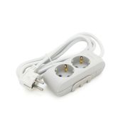 Сетевой удлинитель Panasonic X-tendia із заземленням 2 розетки, 2м (WLTB04222GR-UA)