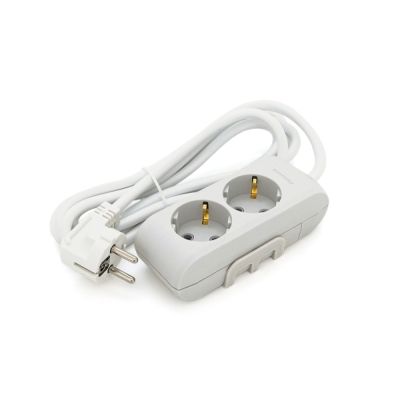 Сетевой удлинитель Panasonic X-tendia із заземленням 2 розетки, 2м (WLTB04222GR-UA)