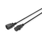 Кабель питания C13 to C14 1.2m 0.75mm2 Digitus (AK-440201-012-S)