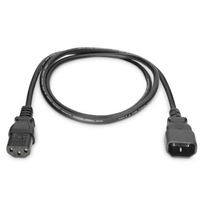 Кабель питания C13 to C14 1.2m 0.75mm2 Digitus (AK-440201-012-S)