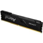Модуль пам\'яті для комп\'ютера DDR4 16GB 3200 MHz Beast Black Kingston Fury (ex.HyperX) (KF432C16BB/16)