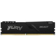 Модуль пам\'яті для комп\'ютера DDR4 16GB 3200 MHz Beast Black Kingston Fury (ex.HyperX) (KF432C16BB/16)