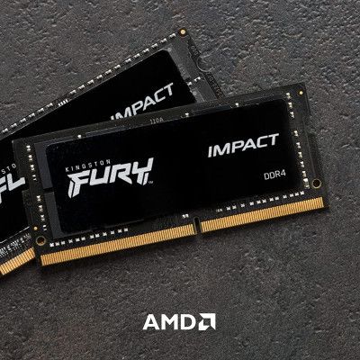 Модуль пам\'яті для ноутбука SoDIMM DDR4 16GB 3200 MHz Impact Kingston Fury (ex.HyperX) (KF432S20IB/16)