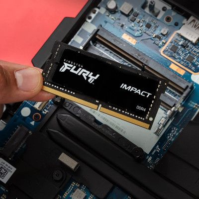 Модуль пам\'яті для ноутбука SoDIMM DDR4 16GB 3200 MHz Impact Kingston Fury (ex.HyperX) (KF432S20IB/16)
