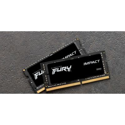 Модуль пам\'яті для ноутбука SoDIMM DDR4 32GB (2x16GB) 3200 MHz Impact Kingston Fury (ex.HyperX) (KF432S20IBK2/32)