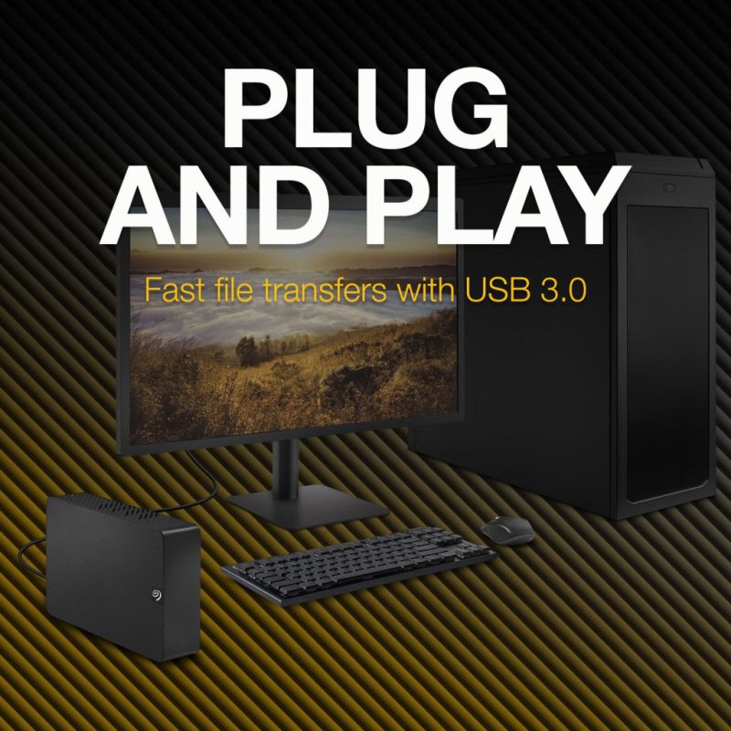 Внешний жесткий диск 3.5" 12TB Expansion Desktop Seagate (STKP12000400)