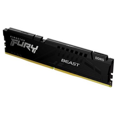 Модуль памяти для компьютера DDR5 32GB (2x16GB) 5600 MHz Beast Black Kingston Fury (ex.HyperX) (KF556C40BBK2-32)