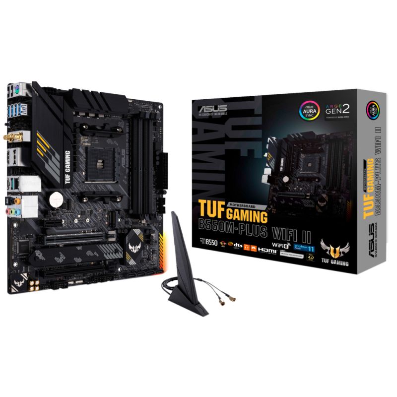 Материнская плата ASUS (TUF GAMING B550M-PLUS WIFI II)