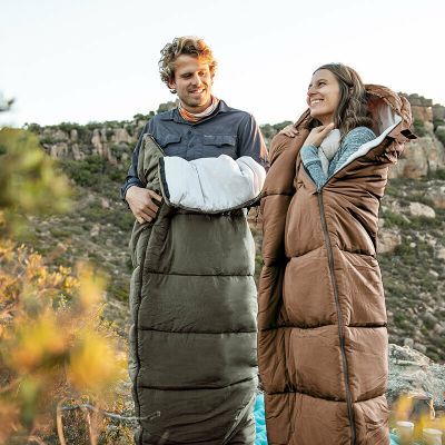 Спальный мешок Naturehike U350 NH20MSD07 Hollow Cotton Right Brown (6927595767221-R)