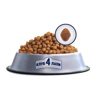 Сухой корм для кошек Club 4 Paws Премиум. Для кошек, живущих в помещении 4 в 1 14 кг (4820083909436)