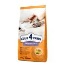 Сухой корм для кошек Club 4 Paws Премиум. Для кошек, живущих в помещении 4 в 1 14 кг (4820083909436)