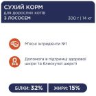 Сухой корм для кошек Club 4 Paws Премиум. С лососем 14 кг (4820083909238)