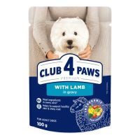 Вологий корм для собак Club 4 Paws для малих порід з ягням у соусі 100 г (4820215363464)