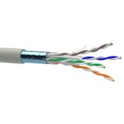 Кабель мережевий OK-Net FTP 305м, cat.6, малодимний (F/UTP-cat.6 LSOH) (КПВонг-HFЭ-ВП (250) 4*2*0,54)