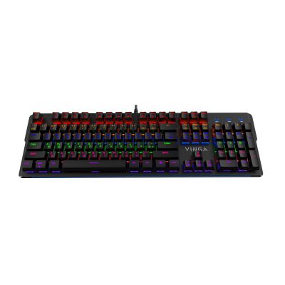 Клавиатура Vinga KBGM160 LED Outemu Blue USB Black (KBGM160 Black)
