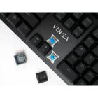 Клавиатура Vinga KBGM160 LED Outemu Blue USB Black (KBGM160 Black)