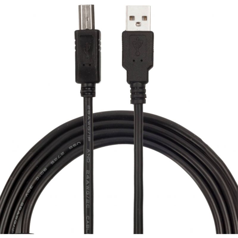 Кабель для принтера USB 2.0 AM/BM 1.5m black ProfCable (ProfCable12-150)