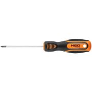 Отвертка Neo Tools крестовая, PH0 x 75 мм, CrV (04-177)