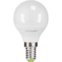 Лампочка Eurolamp LED G45 5W E14 3000K 220V (LED-G45-05143(P))