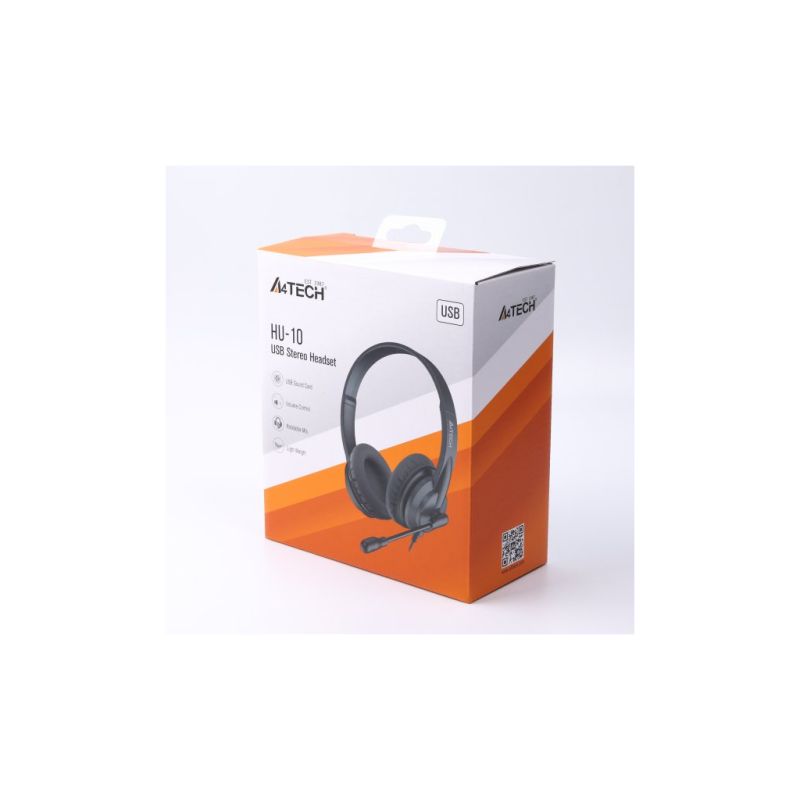 Наушники A4Tech HU-10 Black (4711421965286)