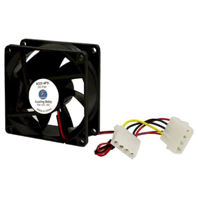 Кулер до корпусу Cooling Baby (8025 4PS)