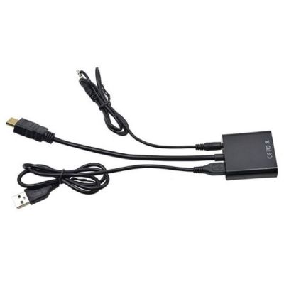 Переходник ST-Lab HDMI male to VGA F (с кабелями аудио и питания от USB) (U-990)