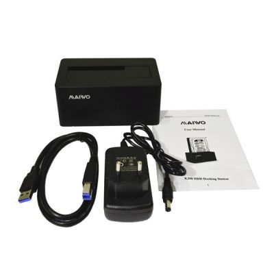 Док-станція для накопичувачів Maiwo HDD 2.5"/3.5" SATA/SSD USB 3.0 (K308P)