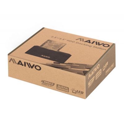 Док-станція для накопичувачів Maiwo HDD 2.5"/3.5" SATA/SSD USB 3.0 (K308P)