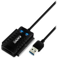 Адаптер Maiwo USB 3.0 to 2.5/3.5\'\' IDE/SATA HDD/SSD, 5.25\'\' CD-R, PA 2V/2A (K132U3IS)