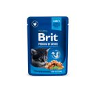 Влажный корм для кошек Brit Premium Cat Pouches Chicken Chunks for Kitten 100 г (8595602506026) (10 шт)