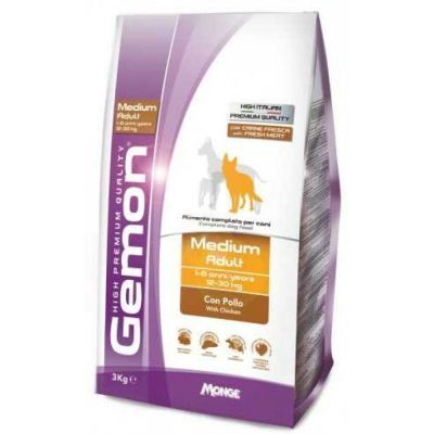 Сухой корм для собак Gemon Dog Medium adult курица с рисом 3 кг (8009470386074)