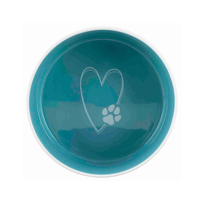 Посуд для собак Trixie Pet's Home 300 мл/12 см (бірюзовий) (4011905250502)