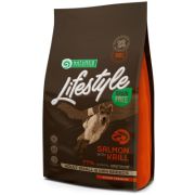 Сухий корм для собак Nature\'s Protection Lifestyle Grain Free Salmon, krill Adult Small&Mini 1.5 кг (NPLS45680)