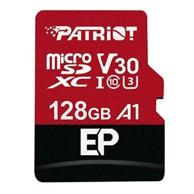 Карта пам\'яті Patriot 128GB microSDXC class 10 UHS-I/U3 EP A1 (PEF128GEP31MCX)