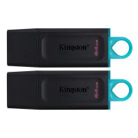 USB флеш накопичувач Kingston 2x64GB DT Exodia Black+Blue USB 3.2 (в Блістері 2шт) (DTX/64GB-2P)